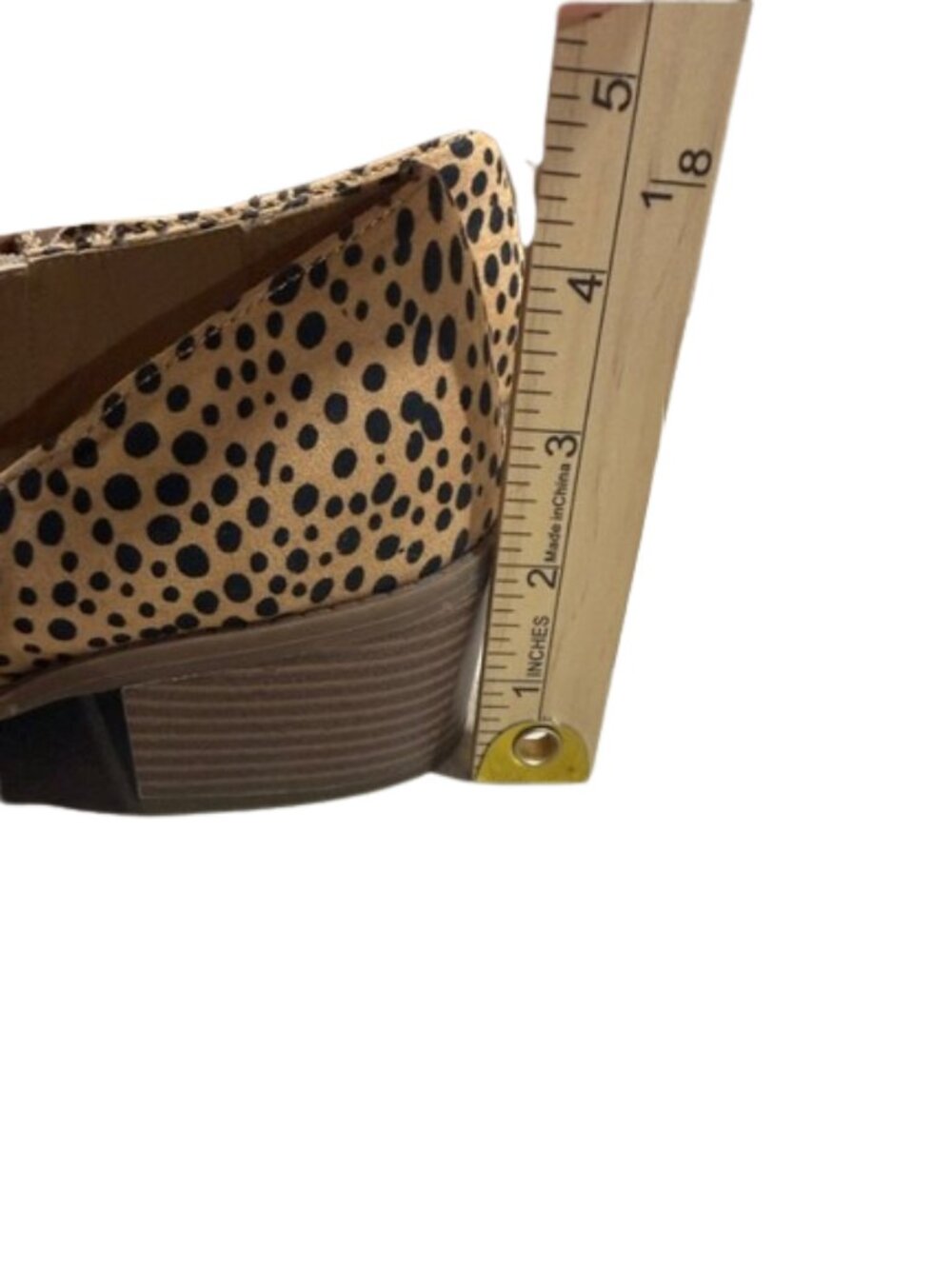 Maurices Amanda Leopard Stitch Low Side Shootie Women's Size 8 - Picture 7 of 8